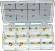 EBC A-Bax Engineering Main Jets Assortment for Keihin CV Carburetor Kit Clear Gold Brass