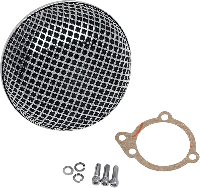 Drag Specialties Bob Retro-Style Air Cleaner #14-0110SS