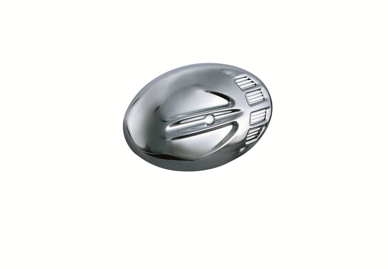 Kuryakyn Scarab Air Cleaner Cover In Chrome For Harley-Davidson Touring, Softail & Dyna Motorcycles #KUR8407