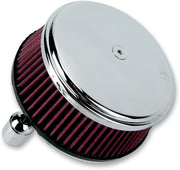 Arlen Ness Chrome Stage I Big Sucker Performance Air Cleaner Kit w/Standard Filter for 1991-2019 Harley-Davidson Sportster Motorcycles