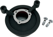 Arlen Ness Wrinkle Black Stage I Big Sucker Performance Air Cleaner Kit w/Standard Filter for Various Various Harley-Davidson Motorcycles (See Fitment List)