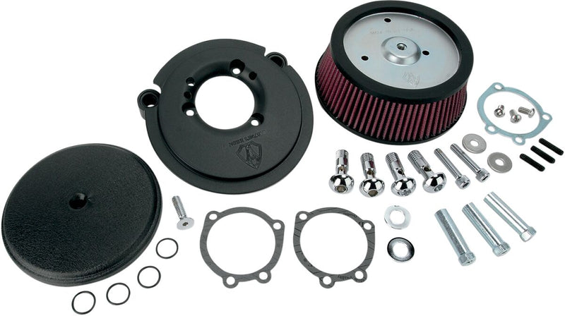 Arlen Ness Black Stage I Big Sucker Performance Air Cleaner Kit w/Standard Filter for 1991-2019 Harley-Davidson Sportster Motorcycles