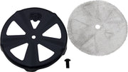 Vance & Hines Skull Aircleaner Cover Crown in Black For All H-D With Centre Mount Bolt Type Aircleaner Cover #71019