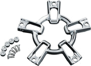 Kuryakyn Co-Ax Update Kit In Chrome For Kuryakyn Mach 2 Or Mach 2 Co-Ax Air Cleaners #KUR9547