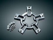 Kuryakyn Co-Ax Update Kit In Chrome For Kuryakyn Mach 2 Or Mach 2 Co-Ax Air Cleaners #KUR9547