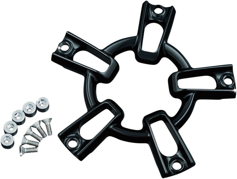 Kuryakyn Co-Ax Update Kit In Gloss Black For Kuryakyn Mach 2 Or Mach 2 Co-Ax Air Cleaners