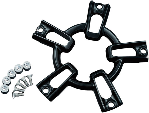 Kuryakyn Co-Ax Update Kit In Gloss Black For Kuryakyn Mach 2 Or Mach 2 Co-Ax Air Cleaners