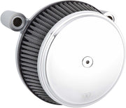 Arlen Ness Big Sucker Stage 1 Air Filter Kit w/Chrome Steel Cover for 1991-2022 Harley-Davidson Sportster Motorcycles
