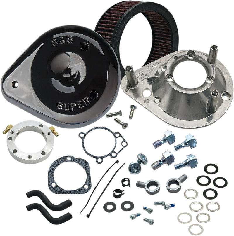 S&S Cycle Gloss Black Teardrop Air Cleaner for Various Various Harley-Davidson Motorcycles (See Fitment List)
