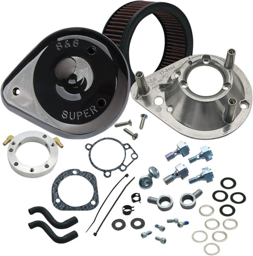 S&S Cycle Gloss Black Teardrop Air Cleaner for Various Various Harley-Davidson Motorcycles (See Fitment List)