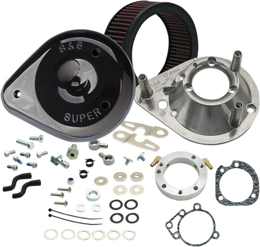 S&S Cycle Gloss Black Teardrop Air Cleaner for 1991-2006 Harley-Davidson Sportster