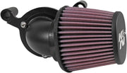 K & N Aircharger® Performance Intake System Kit for 2008-2016 Harley-Davidson Intake Kit Black Aluminium