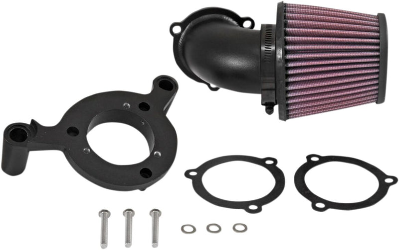 K & N Aircharger® Performance Intake System Kit for 2008-2016 Harley-Davidson Intake Kit Black Aluminium