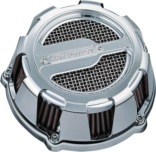 Kuryakyn ECE Compliant Crusher Maverick Air Cleaner In Chrome For Harley-Davidson 2007-2016 Motorcycles