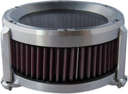 Trask Raw Machined Assault Charge High-Flow Air Cleaner for Various Various Harley-Davidson Motorcycles (See Fitment List) #TM-1020R