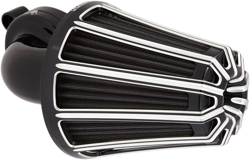 Arlen Ness Black 10-Gauge Monster Sucker Air Cleaner Kit w/Cover for Various Various Harley-Davidson Motorcycles (See Fitment List)