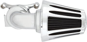 Arlen Ness Chrome Deep Cut Monster Sucker Air Cleaner Kit w/Cover for Various Various Harley-Davidson Motorcycles (See Fitment List)