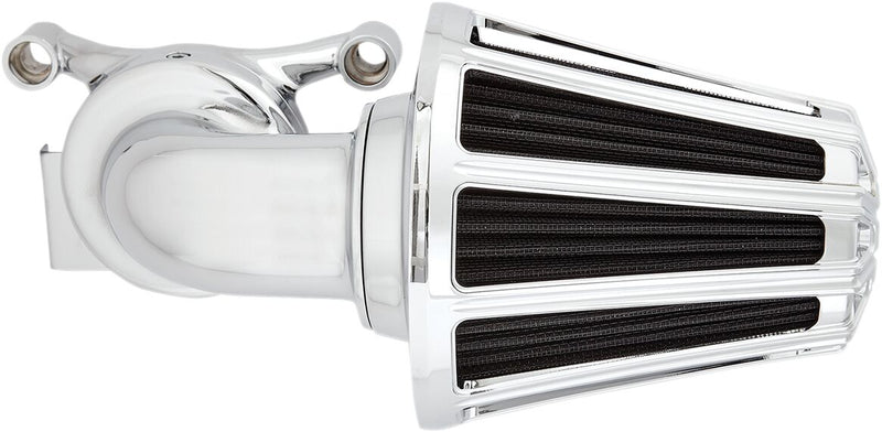Arlen Ness Chrome 10-Gauge Monster Sucker Air Cleaner Kit w/Cover for Various Various Harley-Davidson Motorcycles (See Fitment List)