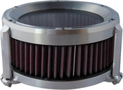 Trask Raw Cut Assault Charge High-Flow Air Cleaner for Various Various Harley-Davidson Motorcycles (See Fitment List) #TM-1023R