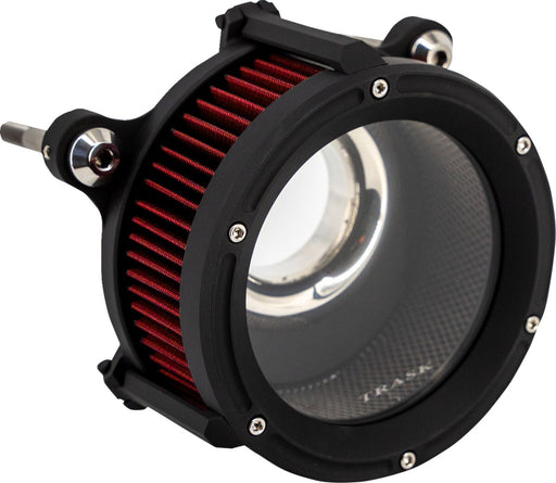 Trask Black Assault Charge High-Flow Air Cleaner for Various Various Harley-Davidson Motorcycles (See Fitment List)