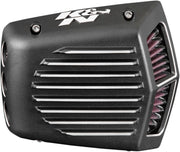 K & N Street Metal Air Intake Kit for 2011-2013, 2015-2026 Harley-Davidson Intake System Black Aluminium