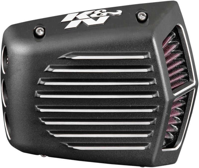 K & N Street Metal Air Intake Kit for 2011-2013, 2015-2026 Harley-Davidson Intake System Black Aluminium #RK-3955