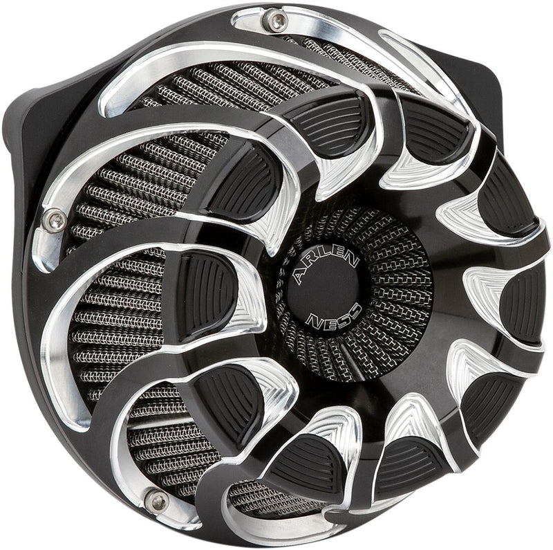Arlen Ness Black Inverted Series Drift Air Cleaner Kit for 1991-2022 Harley-Davidson Sportster Motorcycles #18-985