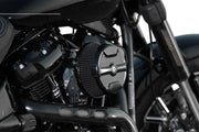 Arlen Ness Black Big Sucker Stage 1 Knuckle Air Filter Kit w/Standard Air Filter & Billet Cover for Various Various Harley-Davidson Motorcycles (See Fitment List) #18-342