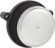 Arlen Ness Brushed Stainless Big Sucker Stage 1 Knuckle Air Filter Kit w/Standard Air Filter & Billet Cover for Various Various Harley-Davidson Motorcycles (See Fitment List) #18-344