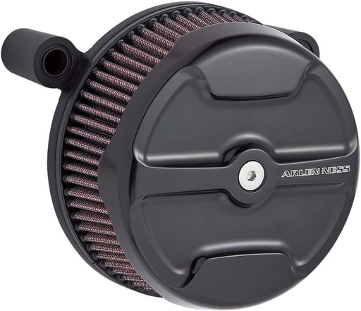 Arlen Ness Black Knuckle Big Sucker Stage 1 Air Cleaner w/Standard Air Filter for Various Various Harley-Davidson Motorcycles (See Fitment List) #18-751