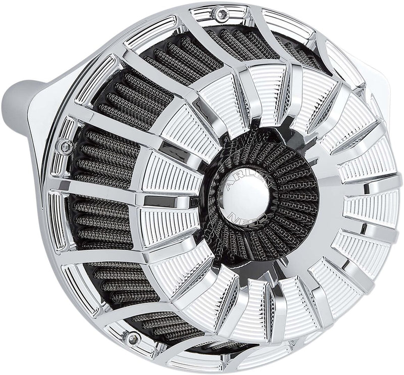 Arlen Ness Chrome 15-Spoke Inverted Series Air Cleaner Kit for Various Various Harley-Davidson Motorcycles (See Fitment List) #18-990