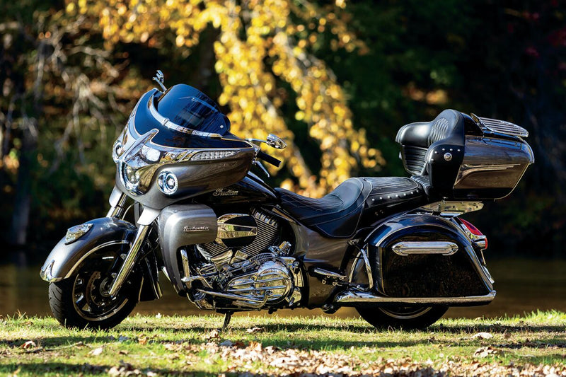 Kuryakyn Signature Series Vantage Air Cleaner By John Shope In Chrome & Black For Indian 2014-2020 Motorcycles (Except Scout)