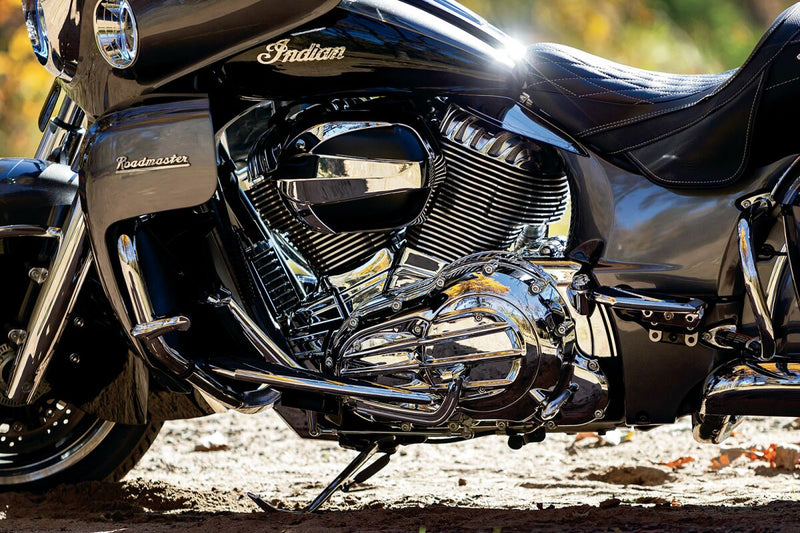 Kuryakyn Signature Series Vantage Air Cleaner By John Shope In Chrome & Black For Indian 2014-2020 Motorcycles (Except Scout) #KUR9270