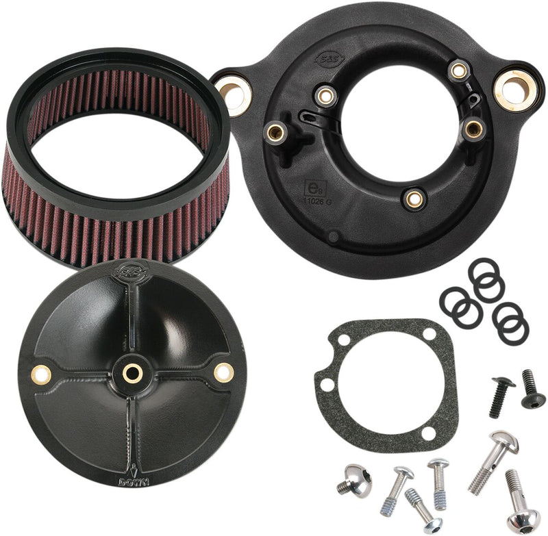 S&S Cycle Stealth Two Air Cleaner Kit for Harley-Davidson Softail Softail #170-0521