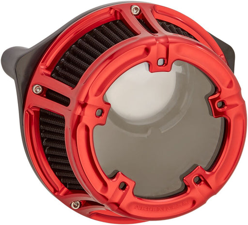 Arlen Ness Red Method Clear Series Air Cleaner Kit for Various Various Harley-Davidson Motorcycles (See Fitment List) #18-170