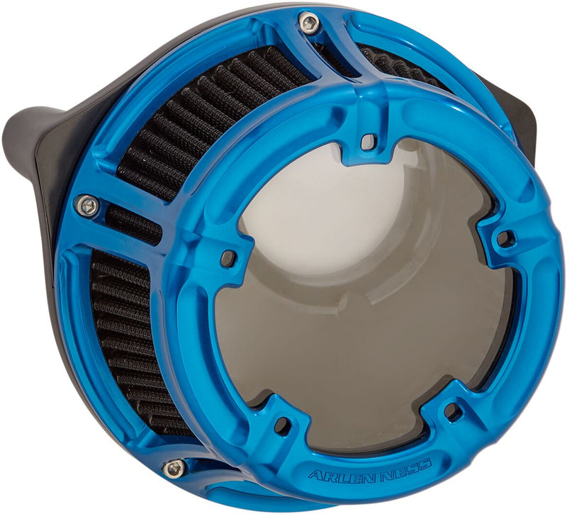 Arlen Ness Blue Method Clear Series Air Cleaner Kit for Various Various Harley-Davidson Motorcycles (See Fitment List) #18-180