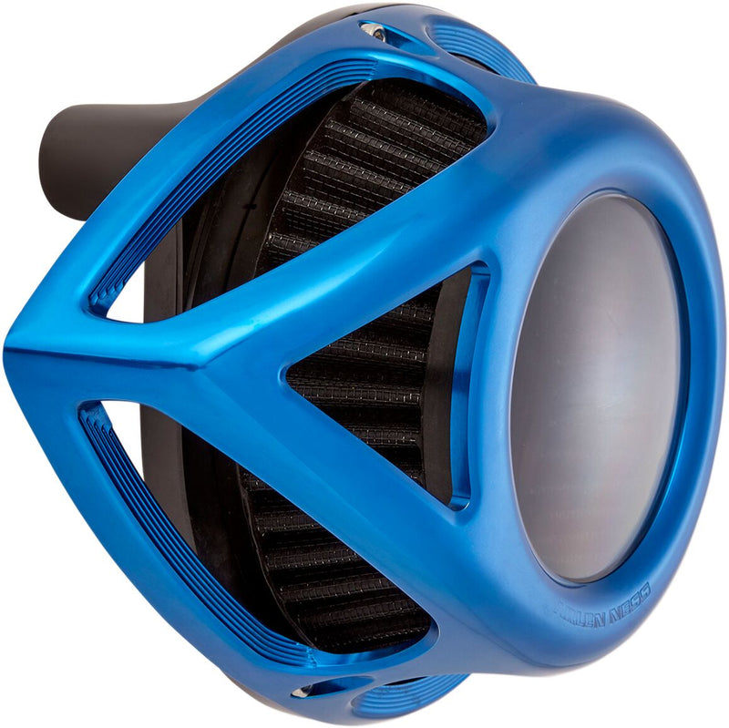 Arlen Ness Blue Anodised Clear Tear Series Air Cleaner Kit for Various Various Harley-Davidson Motorcycles (See Fitment List) #18-911