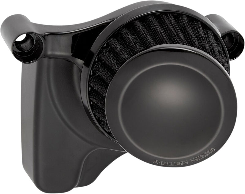 Arlen Ness Black Mini 22 Degree Air Cleaner Kit for Various Various Harley-Davidson Motorcycles (See Fitment List)
