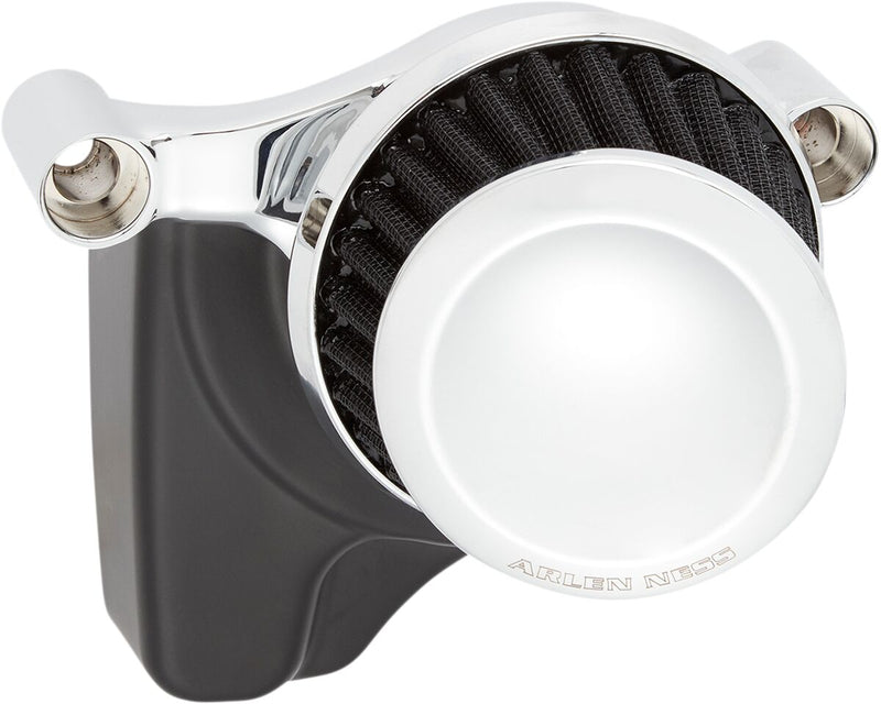Arlen Ness Chrome Mini 22 Degree Air Cleaner Kit for Various Various Harley-Davidson Motorcycles (See Fitment List)