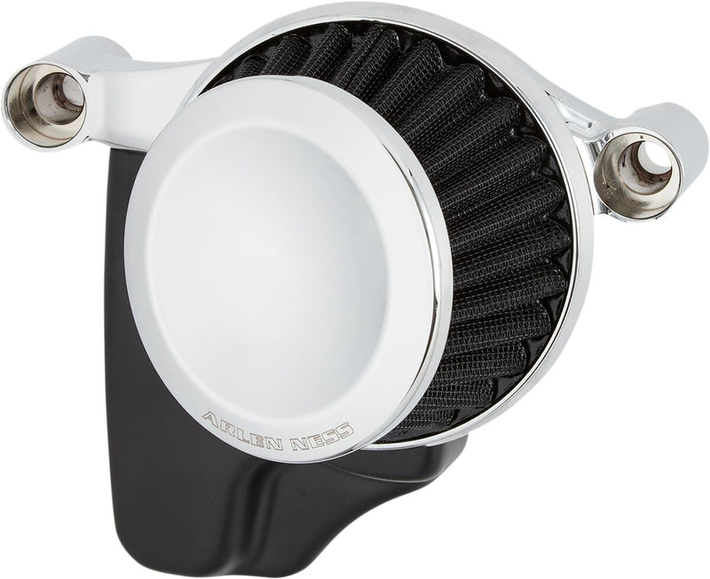 Arlen Ness Chrome Mini 22 Degree Air Cleaner Kit for Various Various Harley-Davidson Motorcycles (See Fitment List)