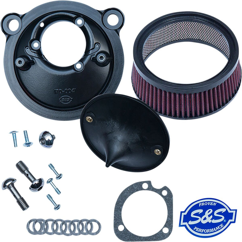 S&S Cycle Super Stock Stealth Air Cleaner Kit for 2007-2020 Harley-Davidson Sportster #170-0302E