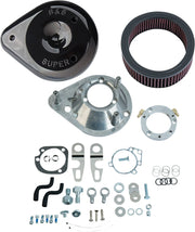 S&S Cycle Black Tear Drop Air Cleaner Kit for 2007-2020 Harley-Davidson Sportster #170-0307E