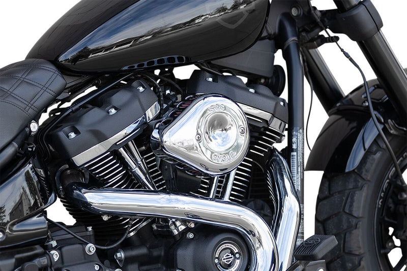 S&S Cycle Mini Teardrop Stealth Air Cleaner Kit for Various Various Harley-Davidson Motorcycles (See Fitment List) #170-0435C