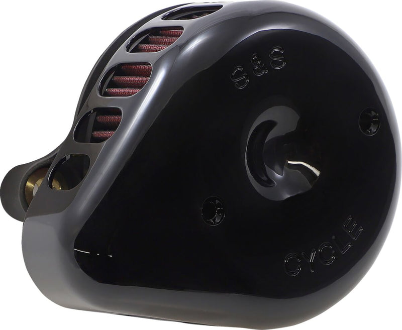 S&S Cycle Mini Teardrop Stealth Air Cleaner Kit for Various Various Harley-Davidson Motorcycles (See Fitment List) #170-0436C