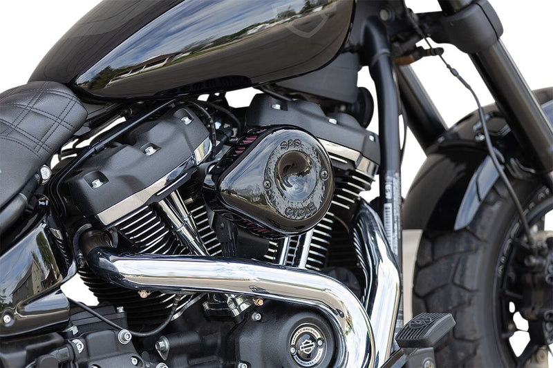 S&S Cycle Mini Teardrop Stealth Air Cleaner Kit for Various Various Harley-Davidson Motorcycles (See Fitment List) #170-0436C