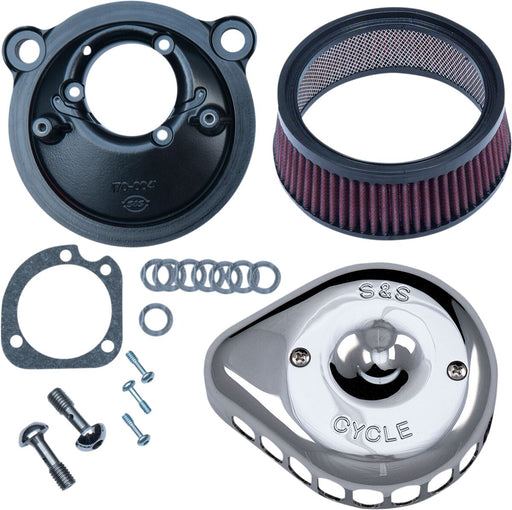 S&S Cycle Mini Teardrop Stealth Air Cleaner Kit for 2007-2020 Harley-Davidson Sportster