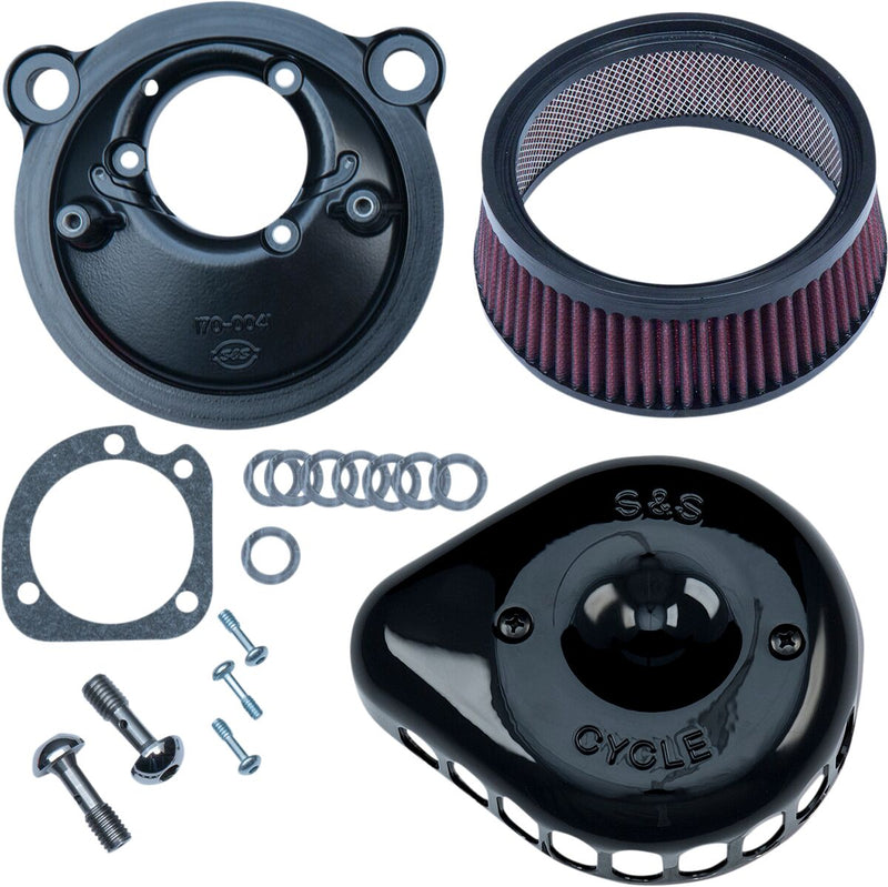 S&S Cycle Mini Teardrop Stealth Air Cleaner Kit for 2007-2020 Harley-Davidson Sportster
