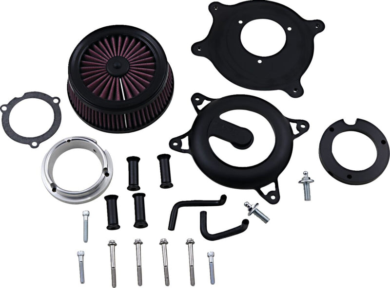 Vance & Hines Rogue Air Cleaner In Wrinkle Black For Harley-Davidson 2017-2023 Touring & 2018-2023 Softail Models