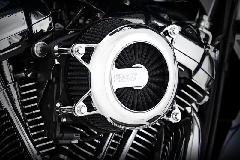 Vance & Hines Rogue Air Cleaner In Chrome For 1999-2017 HD Dyna, Softail And Touring Models