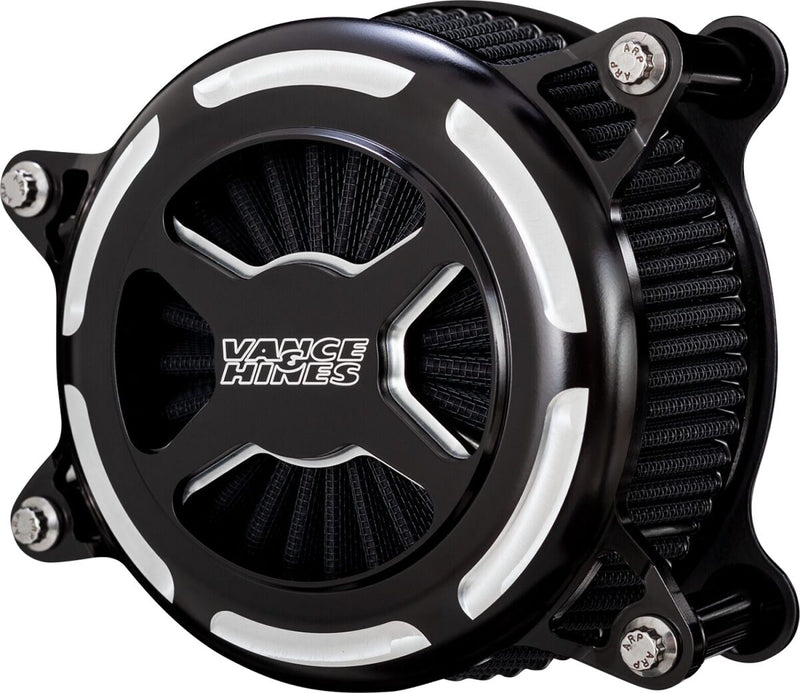 Vance & Hines X Air Cleaner In Contrast Cut For 2008-2017 HD Softail, Touring And Trike Models